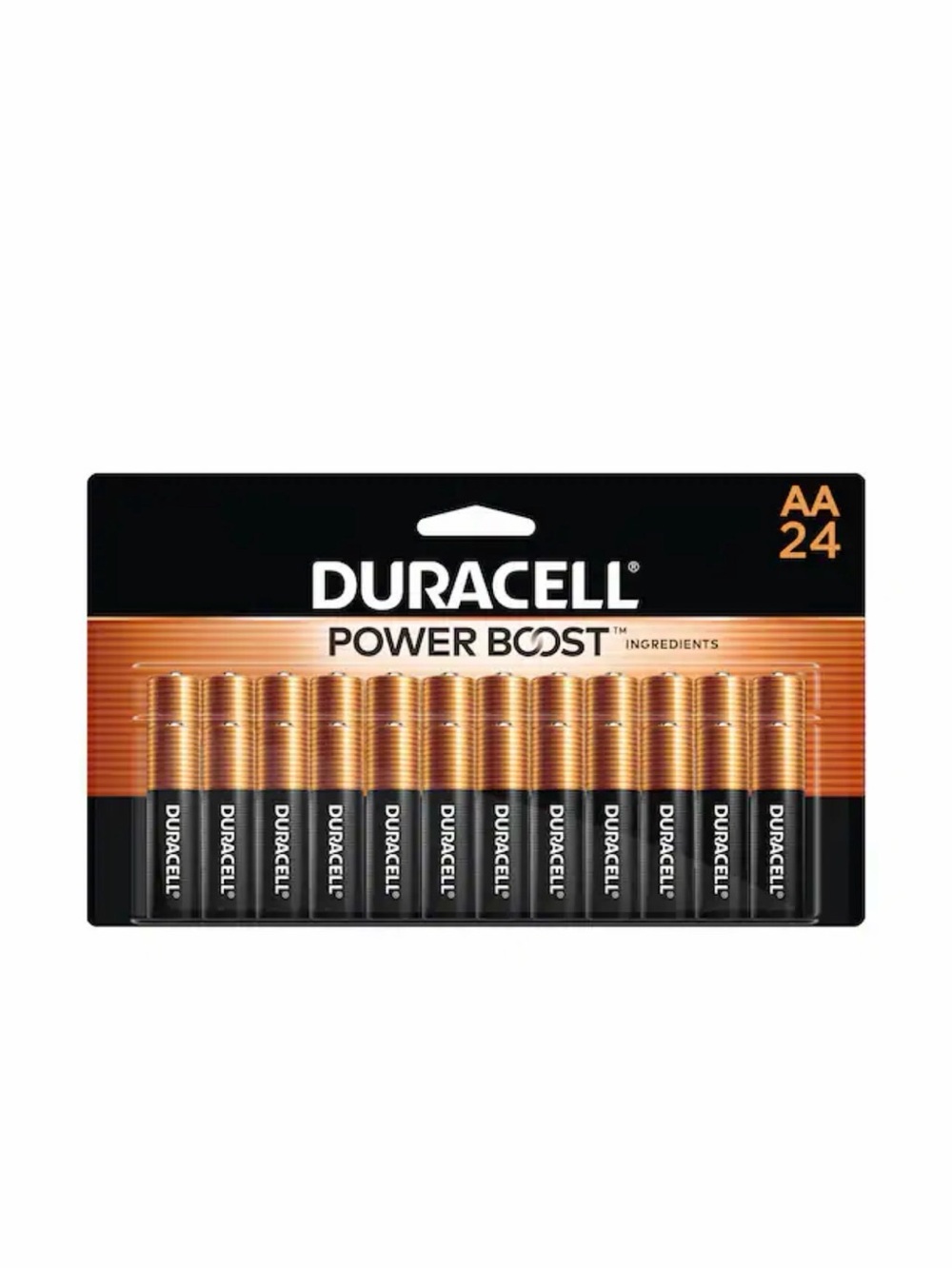 Duracell Power Boost AA 24-Pack Batteries - Black & Copper